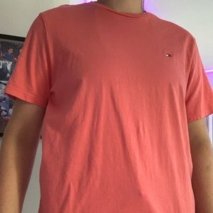 pink tommy hilfiger t-shirt